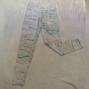 Body language sportswear  Marble blue pink high rise leggings